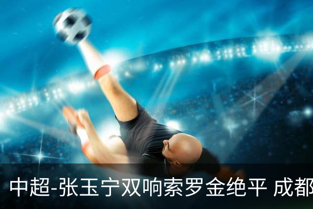 中超-张玉宁双响索罗金绝平 成都连扳两球2-2国安4连平